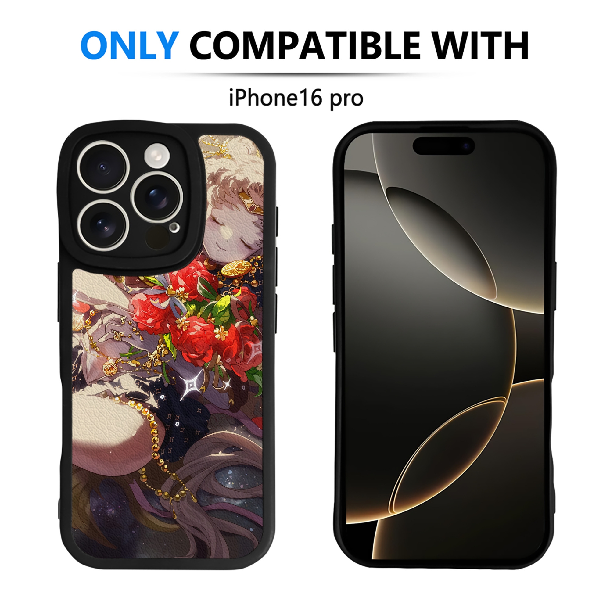 （画像用） 美少女戦士セーラームーン Sailor Moon 【iPhone 16シリーズ対応】シリコンスマホケース（レザー調） 材質：シリコン